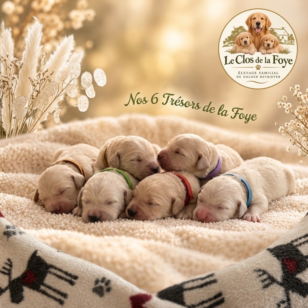 Chiot Golden Retriever Du Clos De La Foye